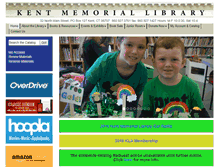 Tablet Screenshot of kentmemoriallibrary.org